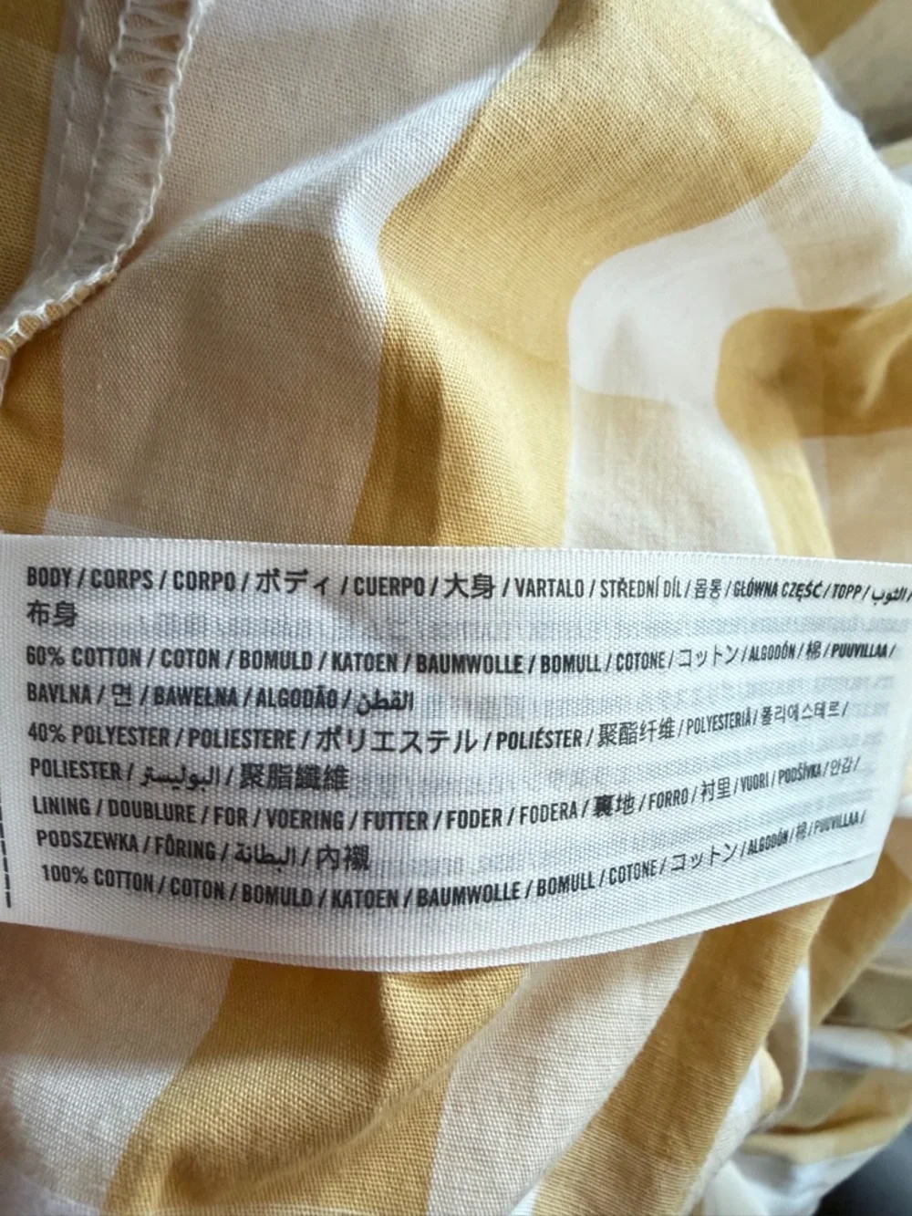 Abercrombie & Fitch Yellow Gingham Ruffle Strap Maxi Dress